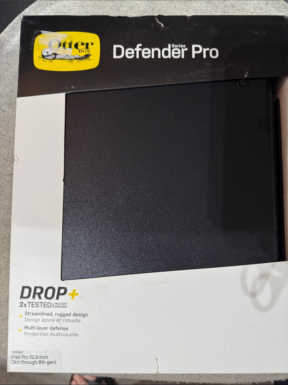 OtterBox Black defender pro case for iPad Pro 12.9inch
